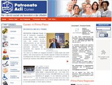 Tablet Screenshot of patronatocuneo.aclipiemonte.it